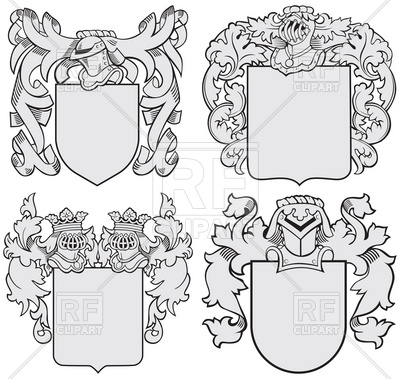 medieval shield templates