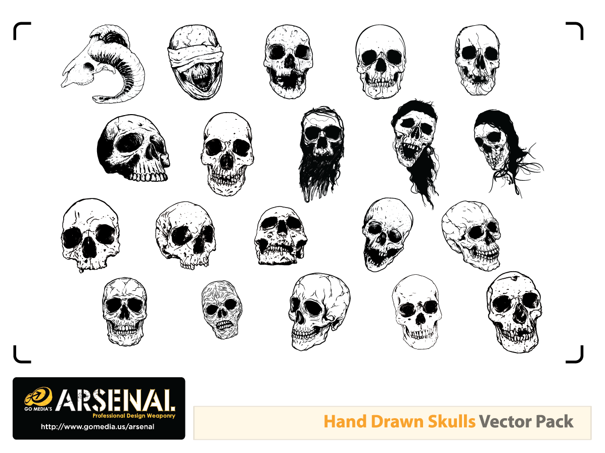 Vector Skulls Pack