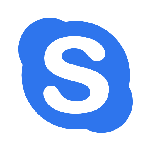 skype logo blue arrows