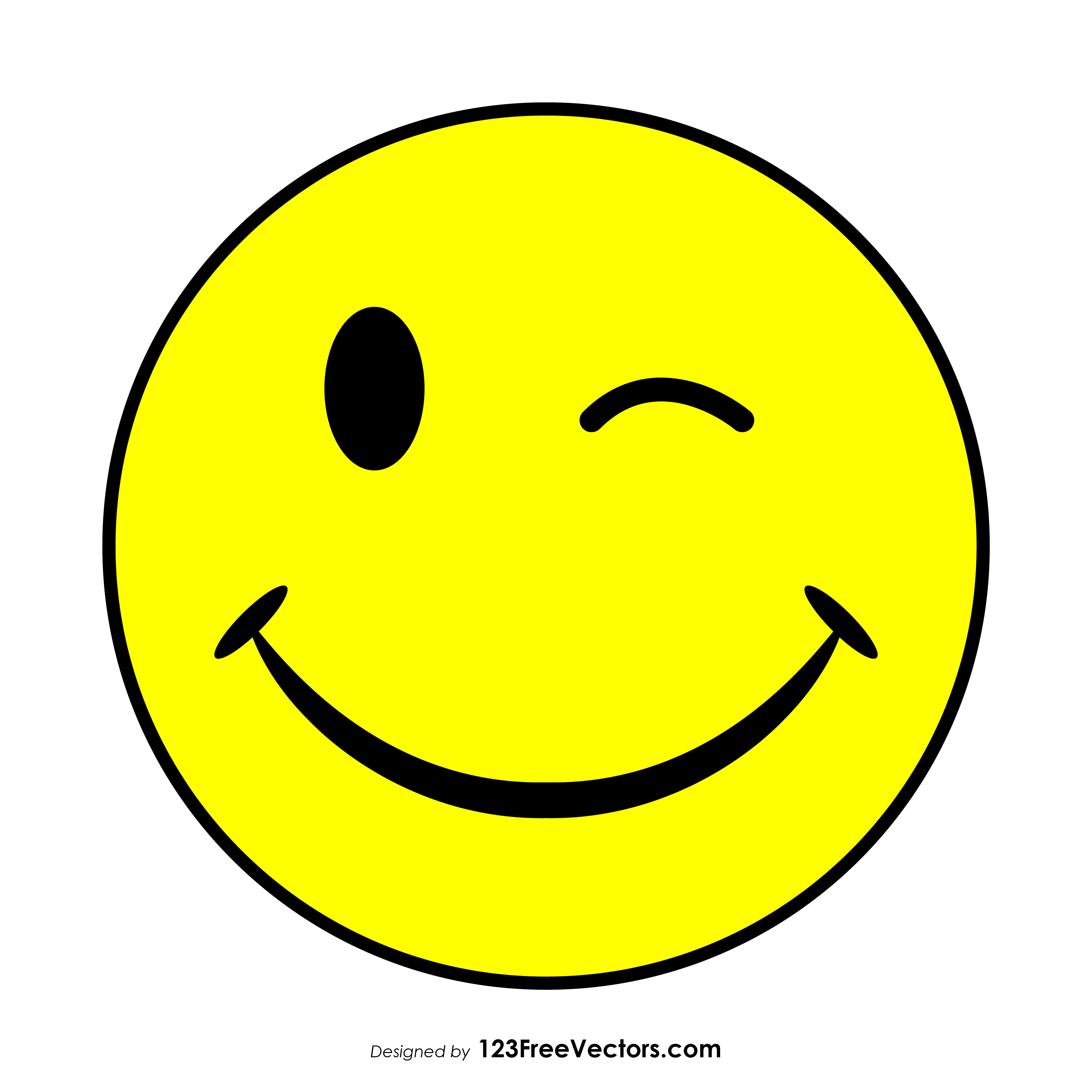 Smiley Wink Emoticon Flirting Clip Art Cute Emoji Hap 5732