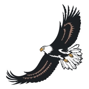 Soaring Eagle Vector at GetDrawings | Free download