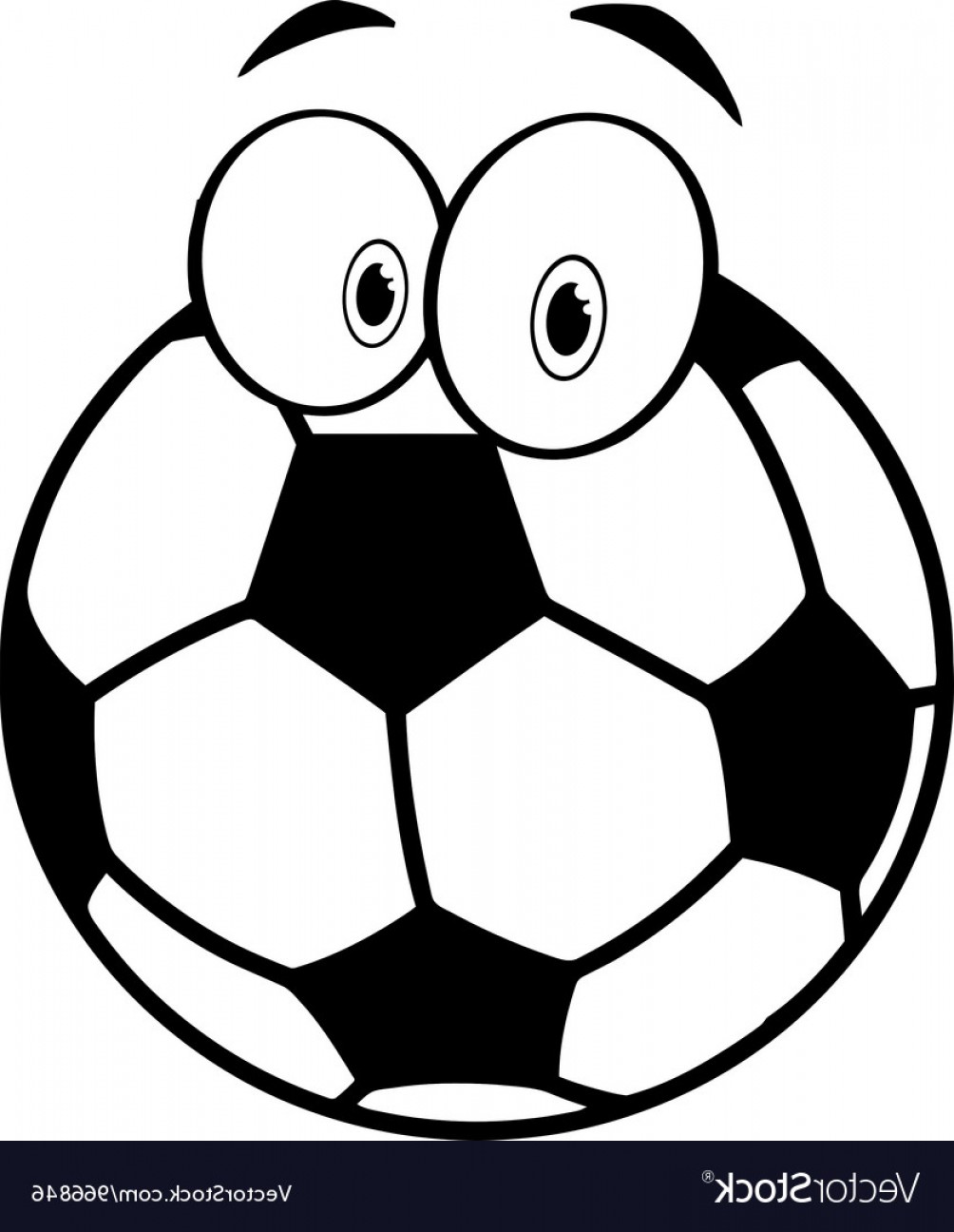 Футбольный мяч с глазами