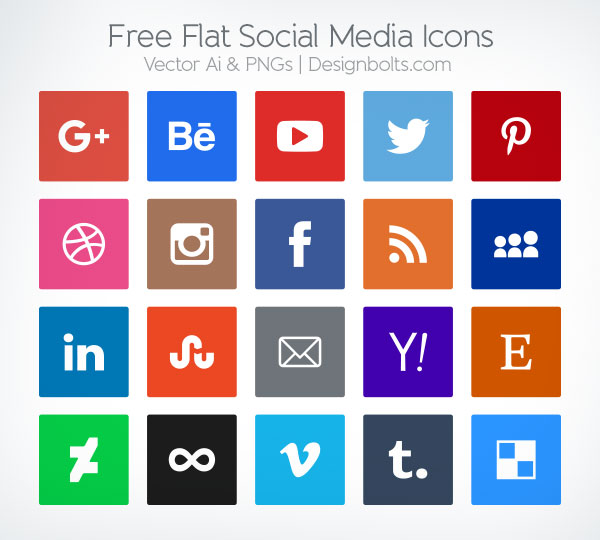 Social Media Icons Vector Png at GetDrawings | Free download