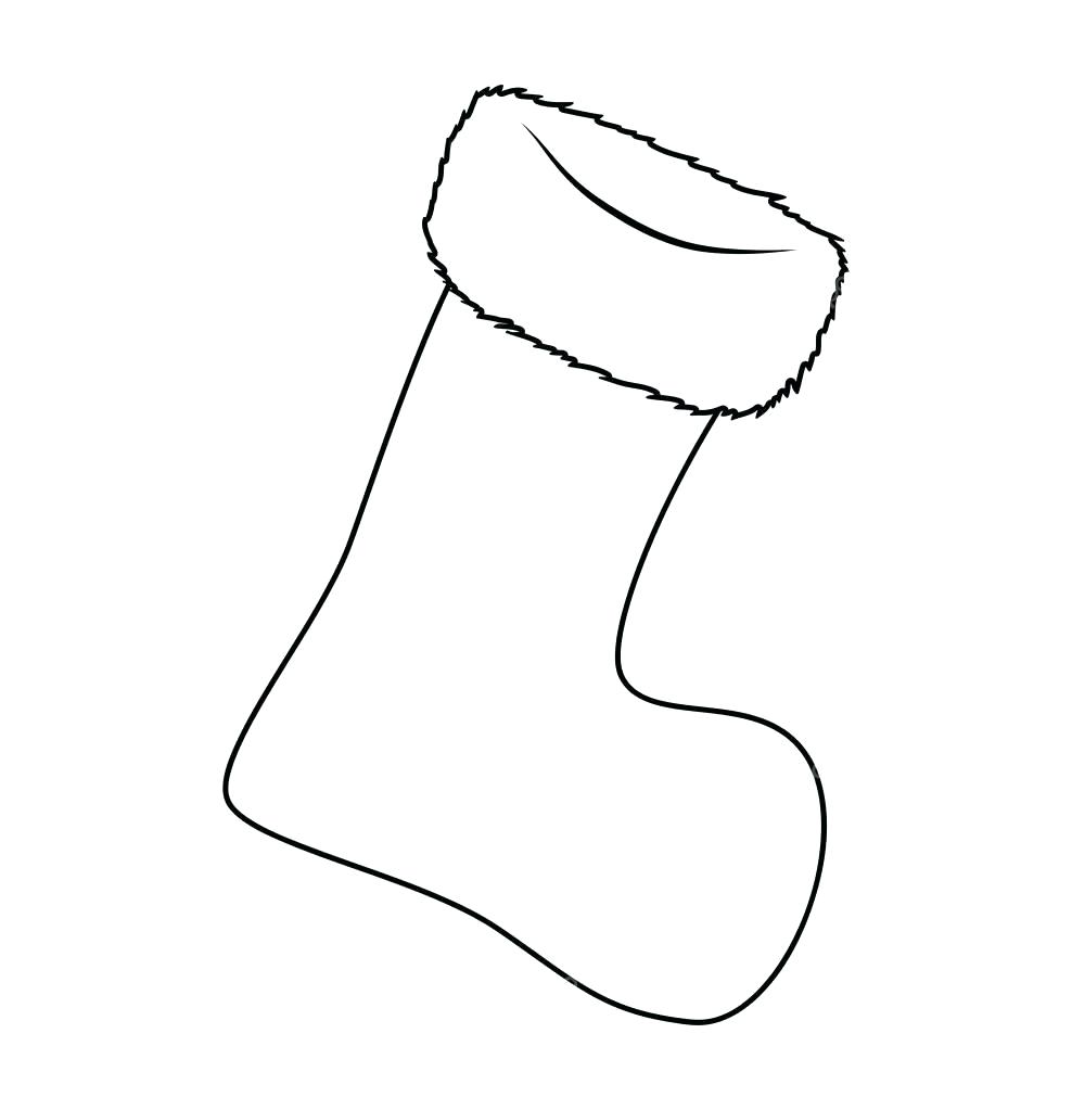 Sock Template Vector at GetDrawings Free download