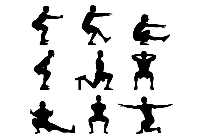 Squat Vector At GetDrawings | Free Download