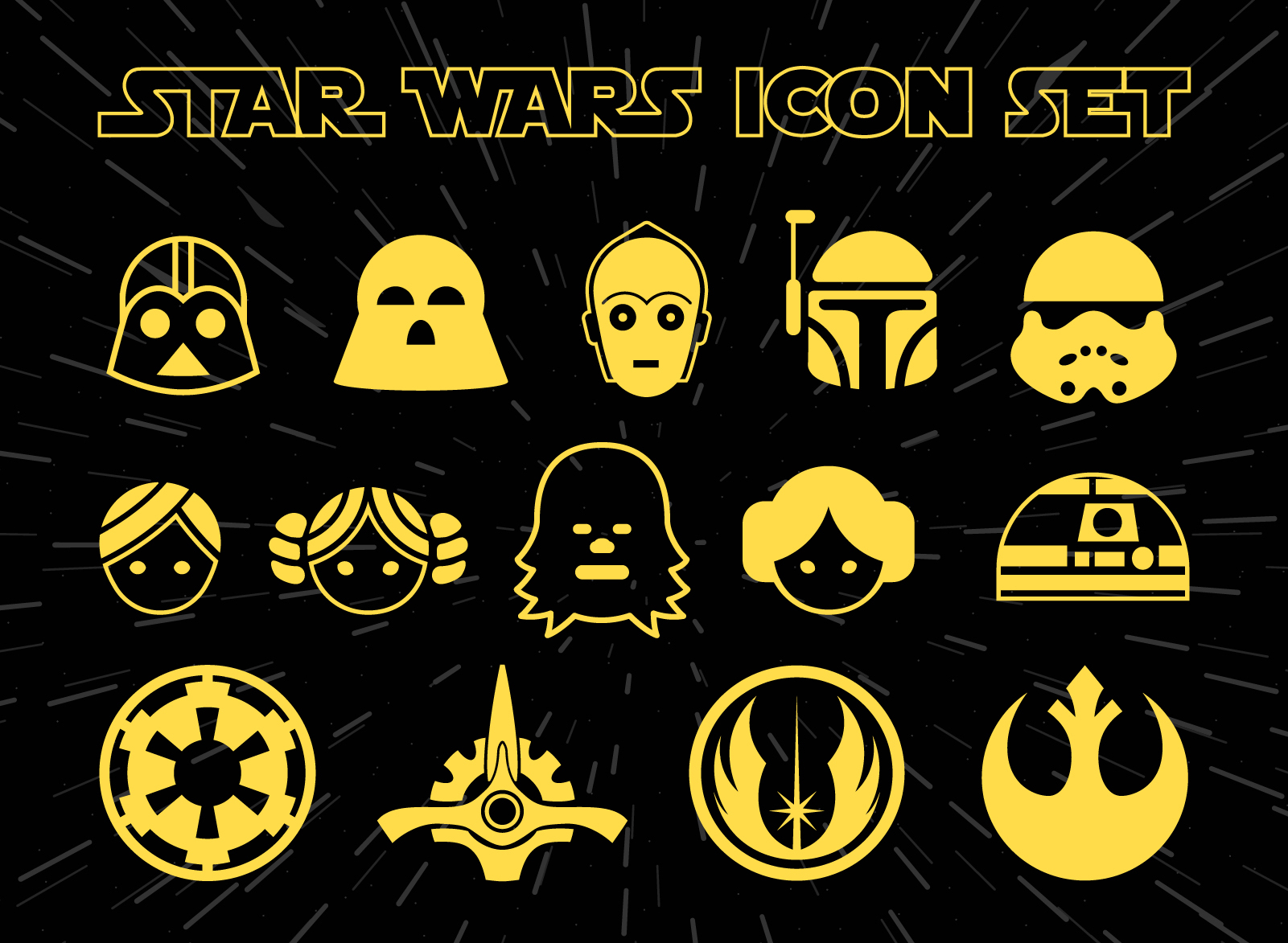 1601x1173 Star Wars Icon Set.