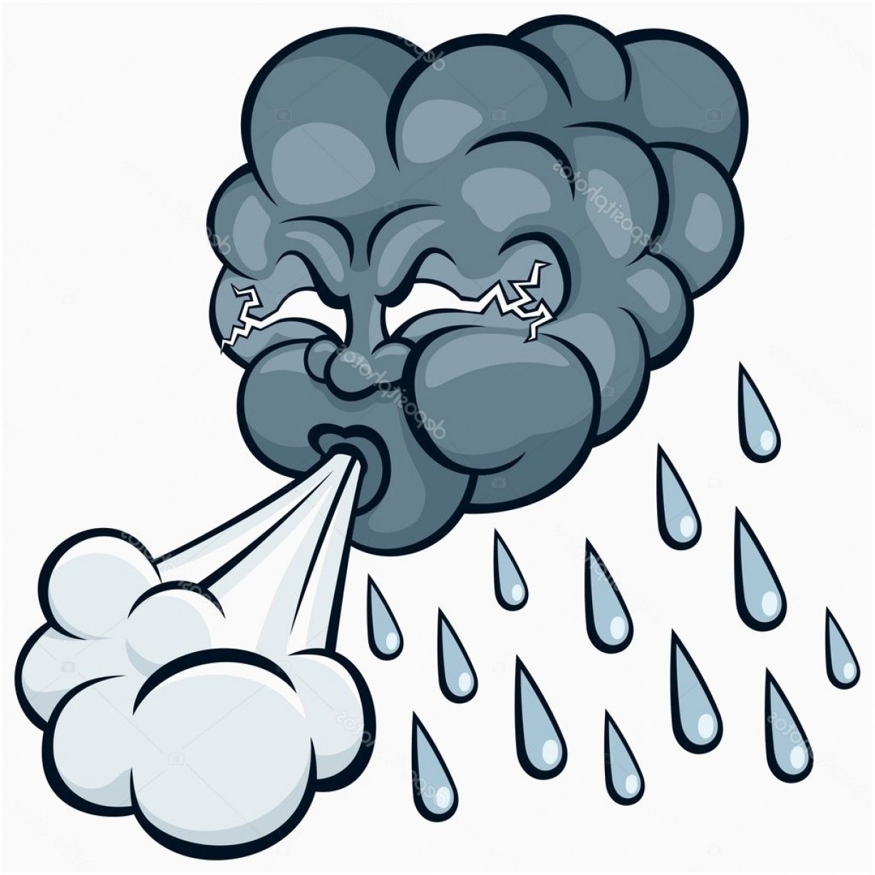 Storm Cloud Vector at GetDrawings | Free download