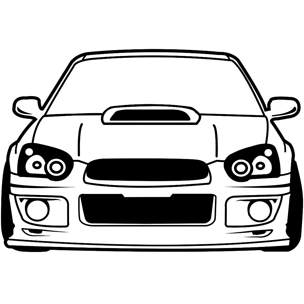 Subaru 2001 WRX vector
