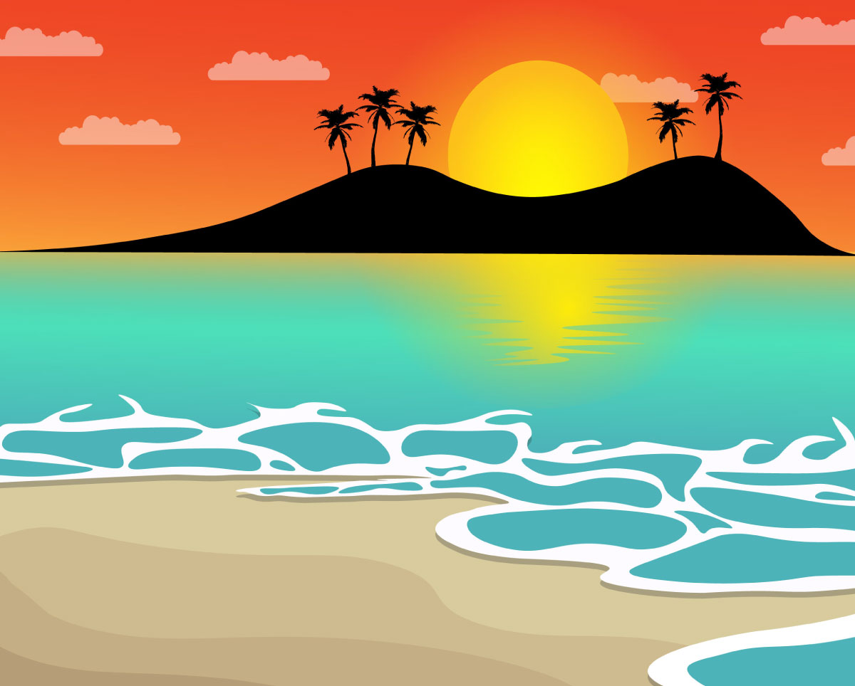 The Best Free Sunset Vector Images Download From 180 Free Vectors Of