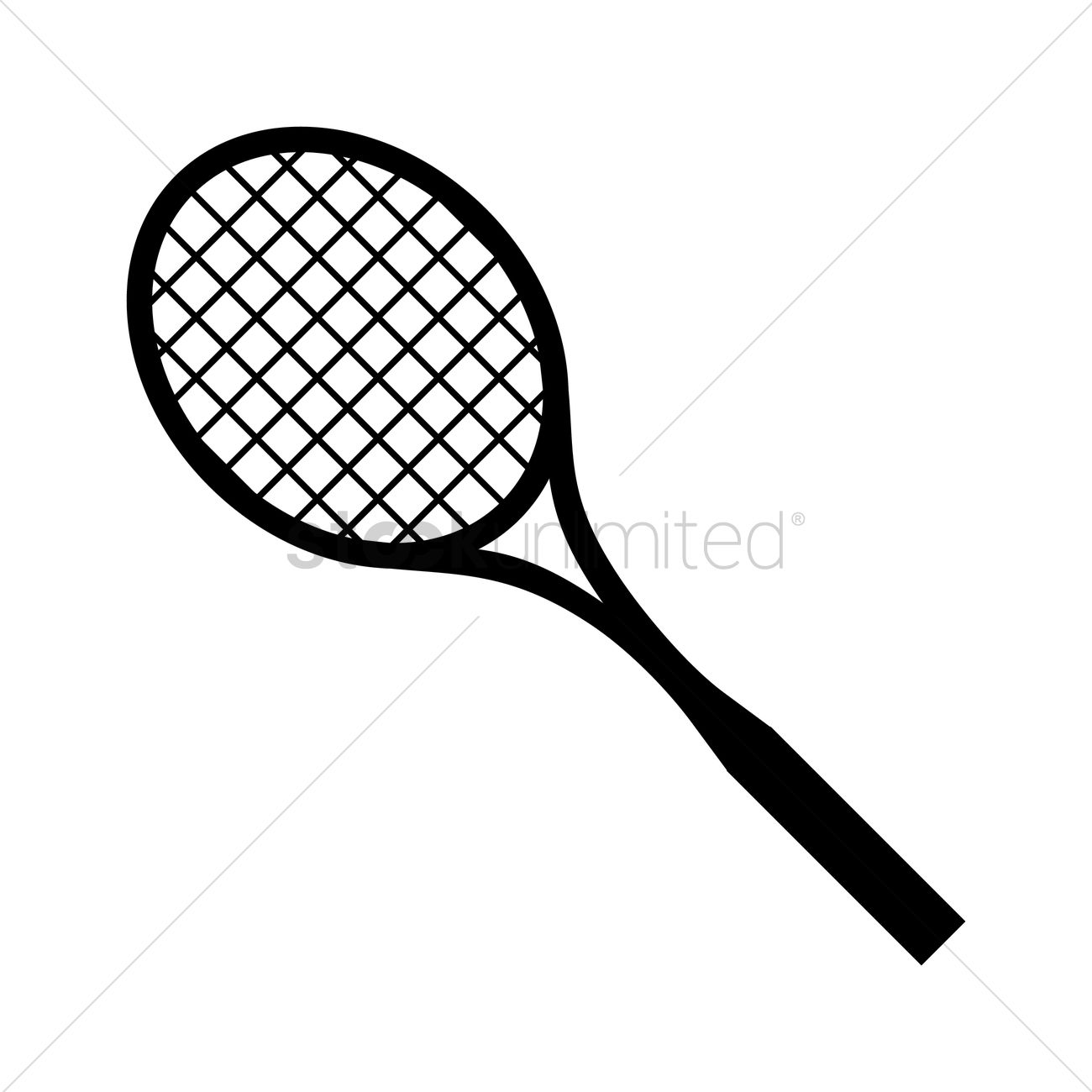 Tennis Racket Vector at GetDrawings | Free download