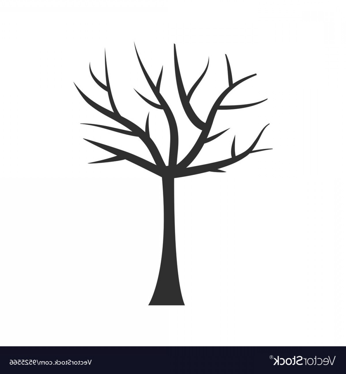 Tree Trunk Vector At Getdrawings 