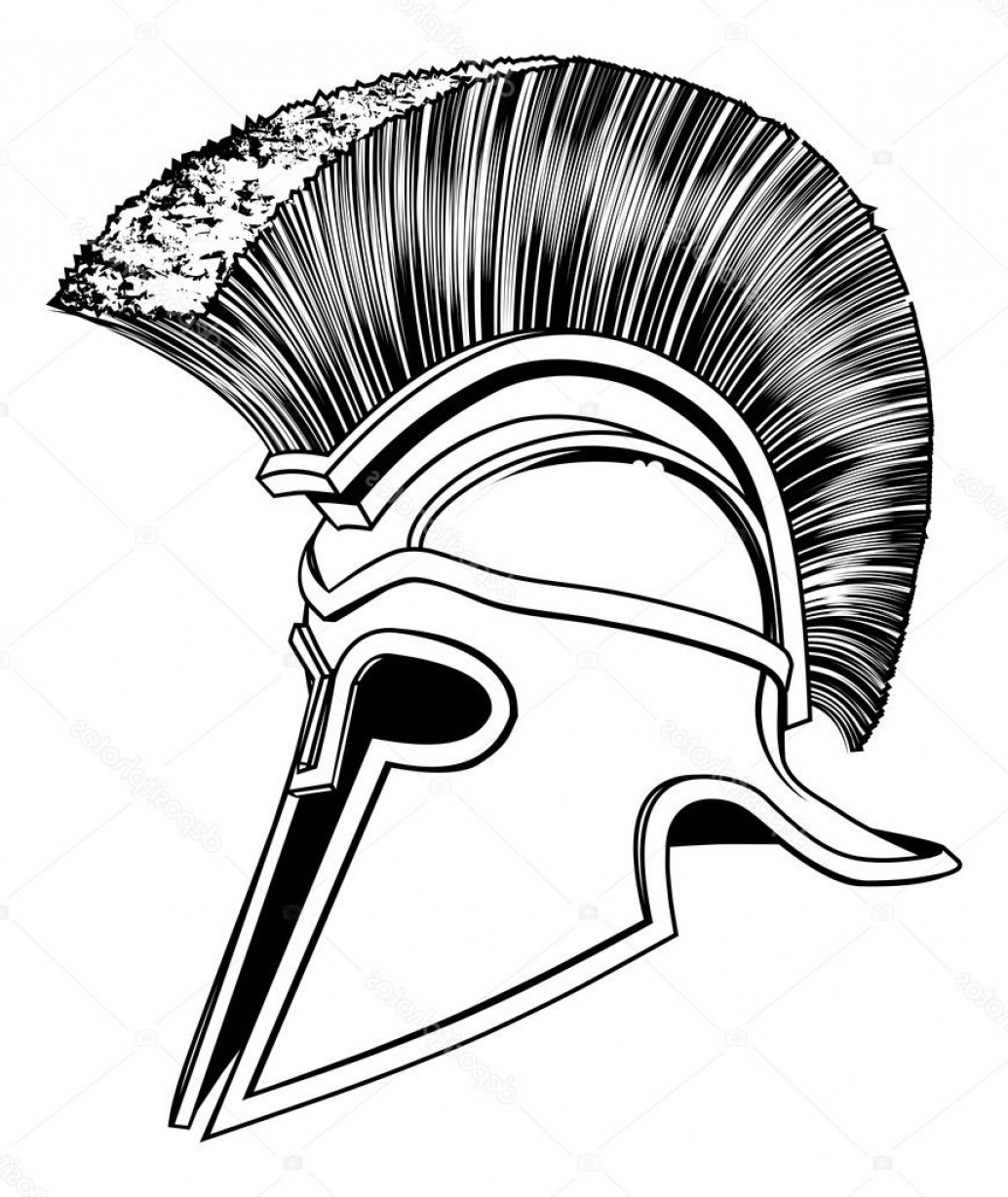 Trojan Helmet Vector at GetDrawings | Free download