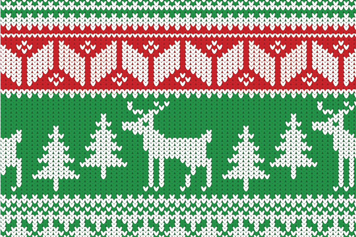 1214x810 How To Create A Christmas Jumper Pattern In Illustrator.