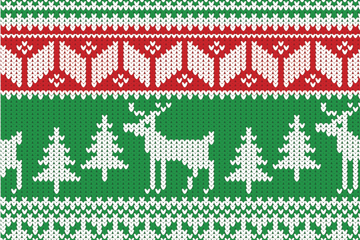 Ugly Christmas Sweater Pattern Vector At GetDrawings Free Download