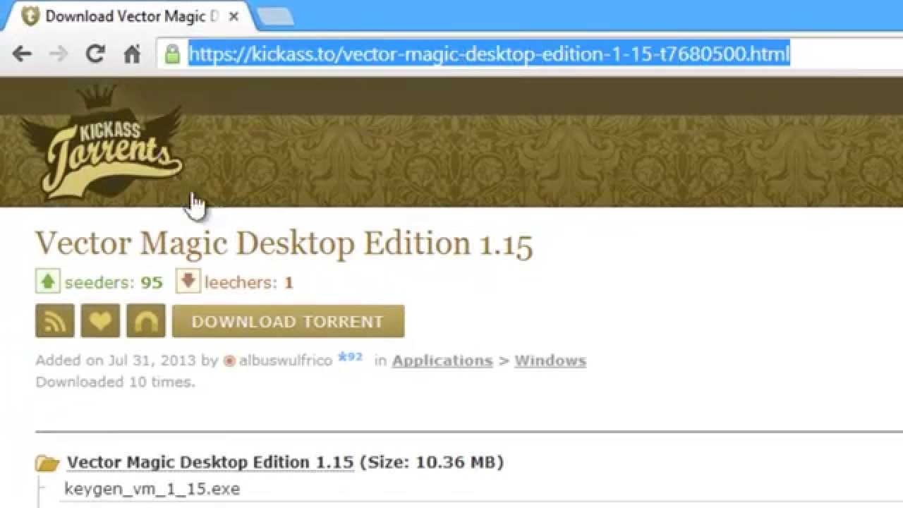 Vector.magic.desktop.edition.v1. 15 keygen fff.exe