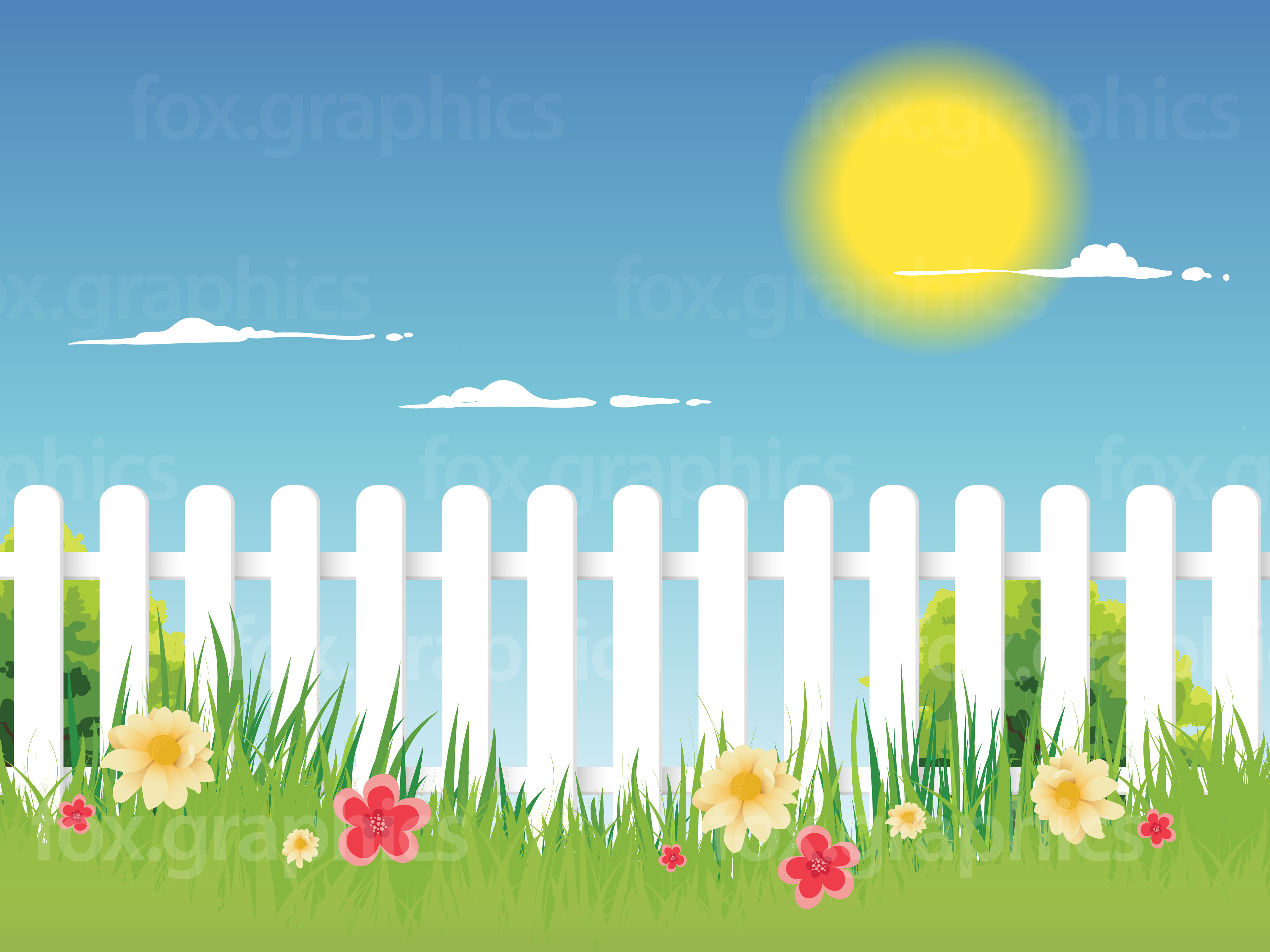 Vector Picket Fence At Getdrawings Free Download