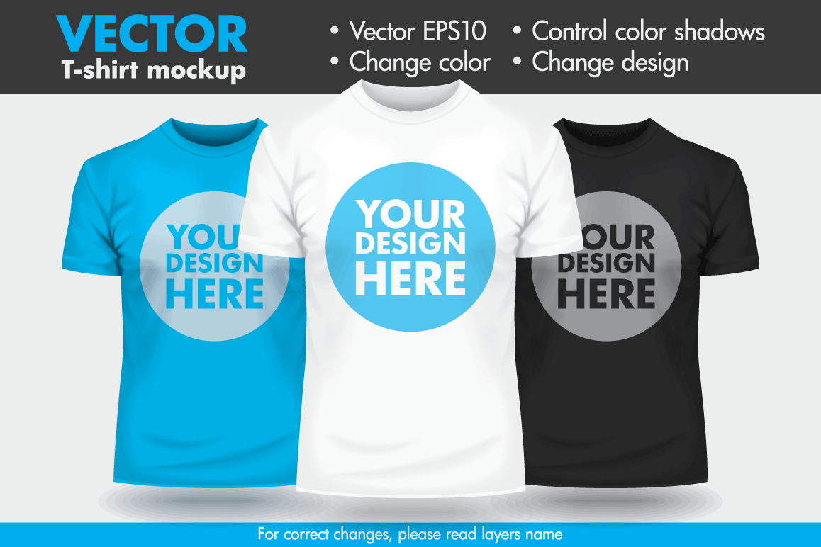 Mockup t shirt vector free download Idea