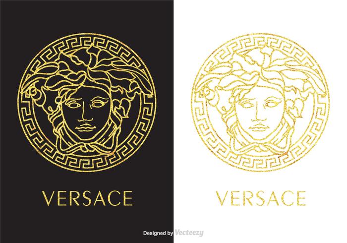 700x490 Golden Versace Logo Vector.