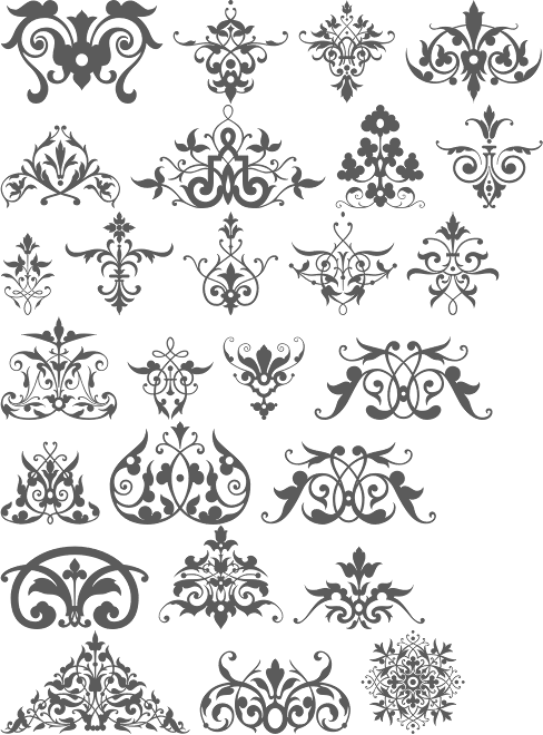 Victorian Ornaments Vector At GetDrawings | Free Download