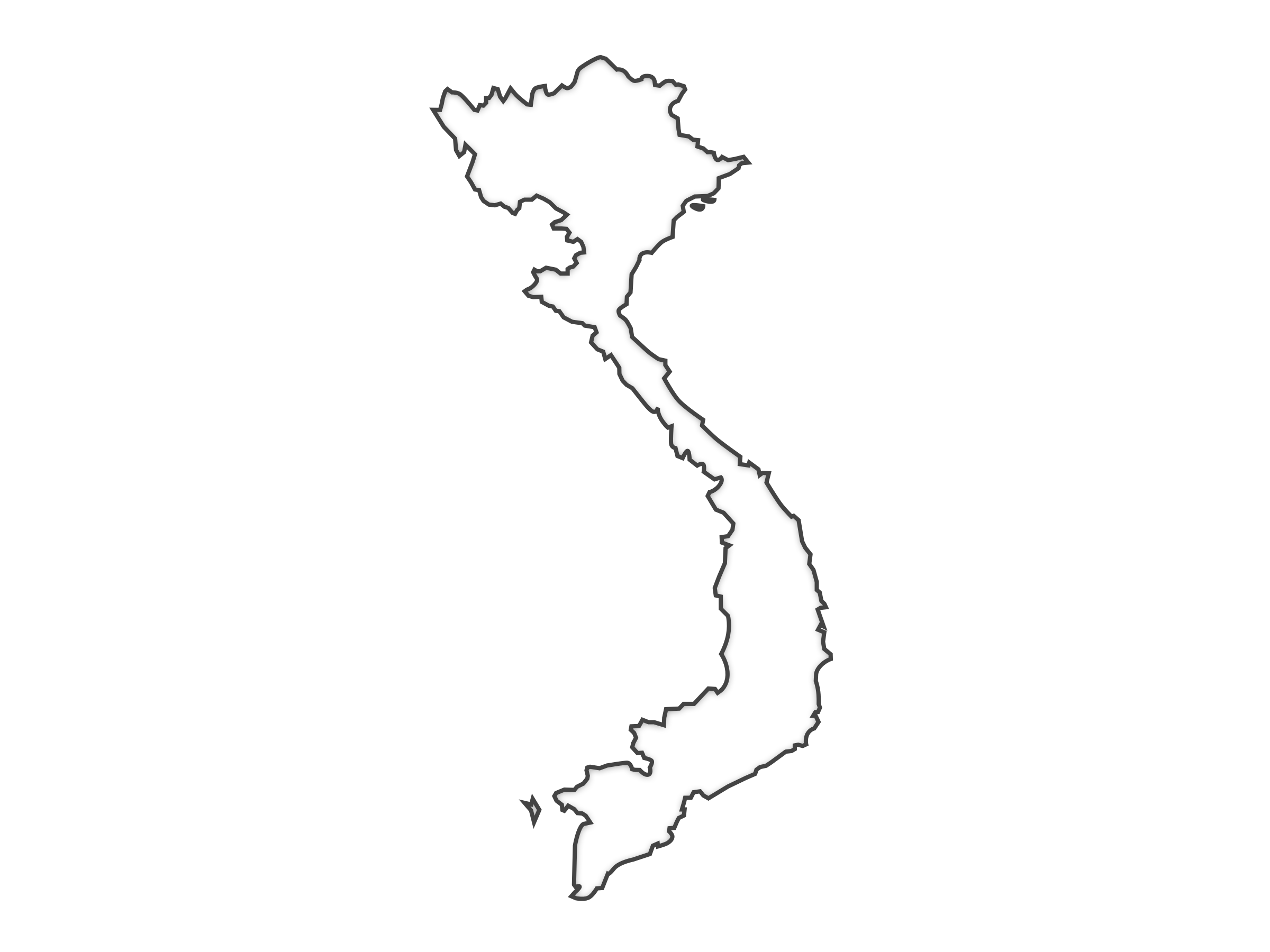 Vietnam Map Vector At Getdrawings Free Download