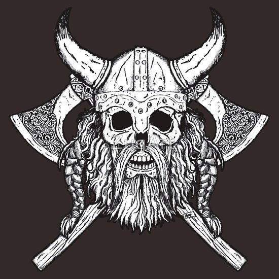 Viking Skull Vector At Getdrawings Free Download