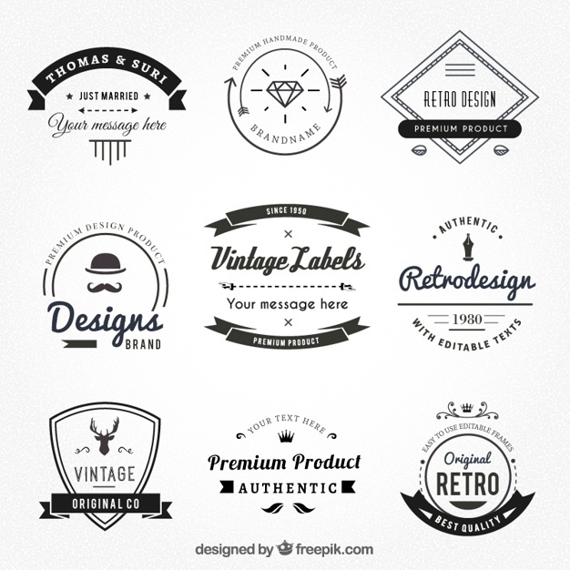 Vintage Logo Vector at GetDrawings | Free download