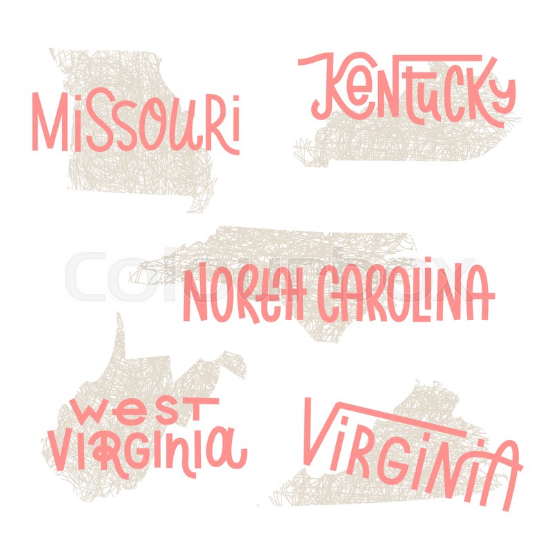 Virginia State Outline Vector At Getdrawings Free Download