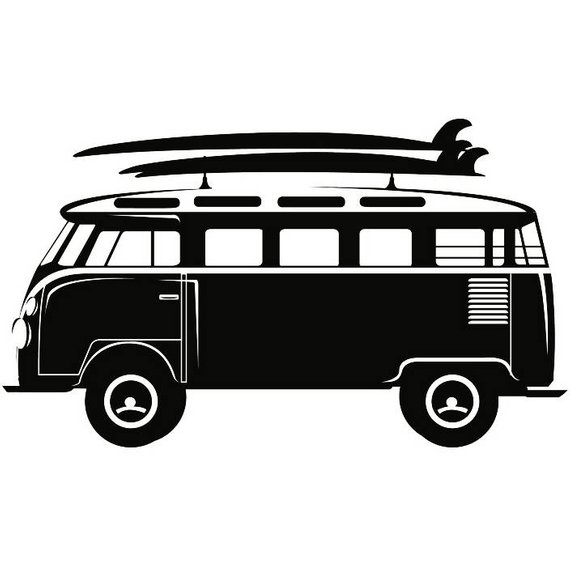 570x570 Surfing Logo 1 Surf Surfer Wave Volkswagen Beetle Bus Beach Etsy.