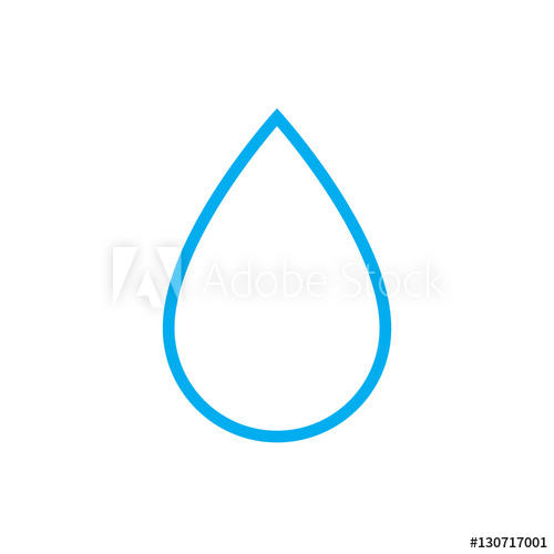 Water Drop Outline Vector At Getdrawings 