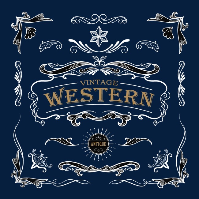 Western Border Vector at GetDrawings Free download