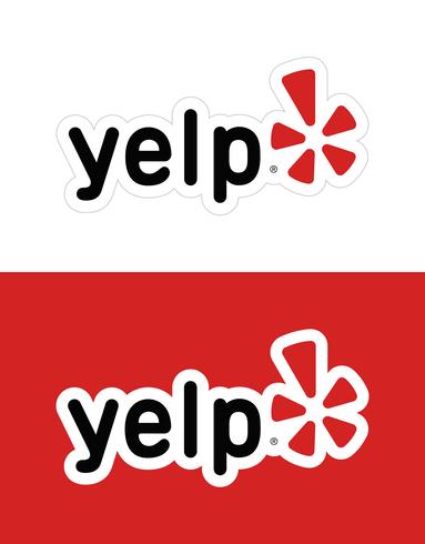 yelp logo red and black 5 star