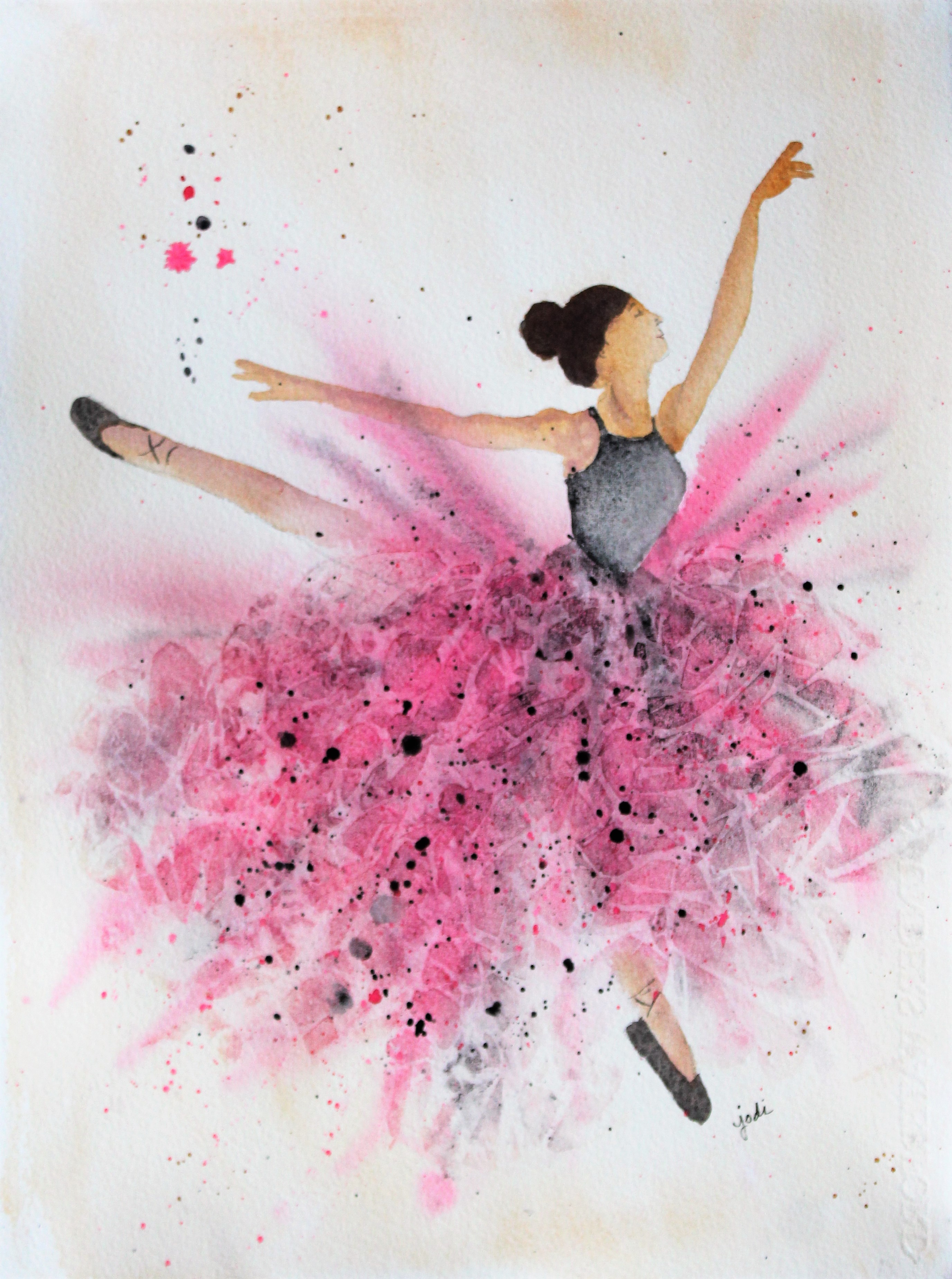 Ballerina Watercolor At Getdrawings Free Download 