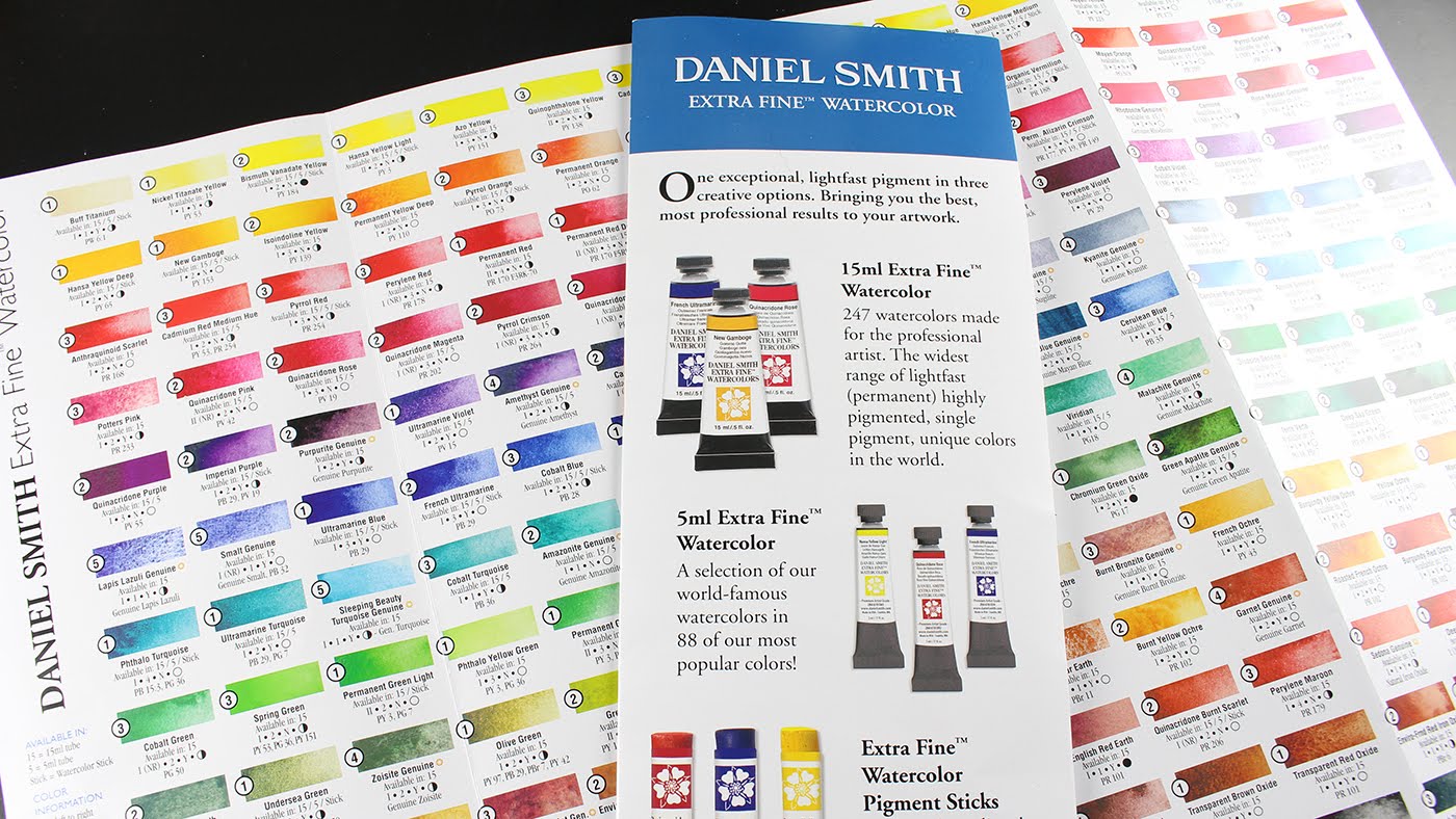 Daniel Smith Color Chart