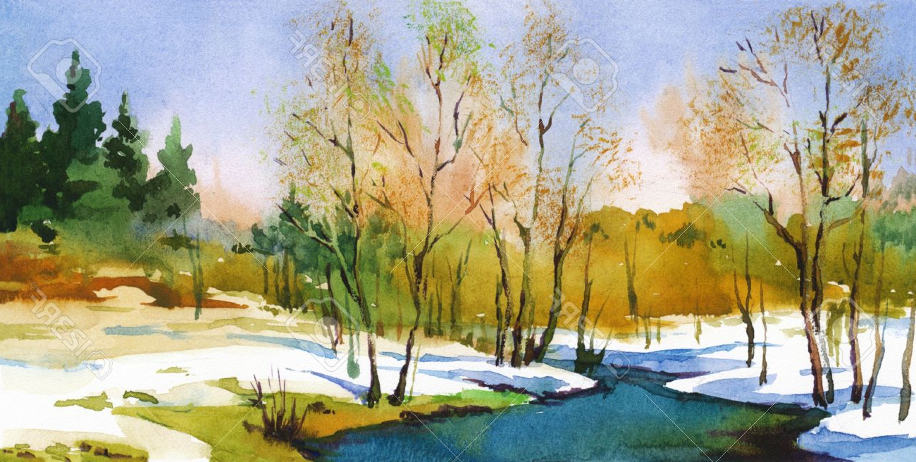 easy-watercolor-paintings-of-spring-landscapes-at-getdrawings-free