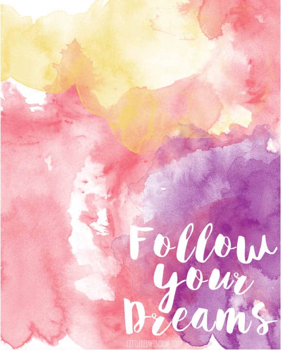 Free Printable Watercolor Notebook Covers - Eighteen25