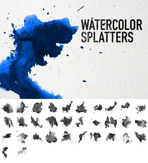 download watercolour brush for illustrator