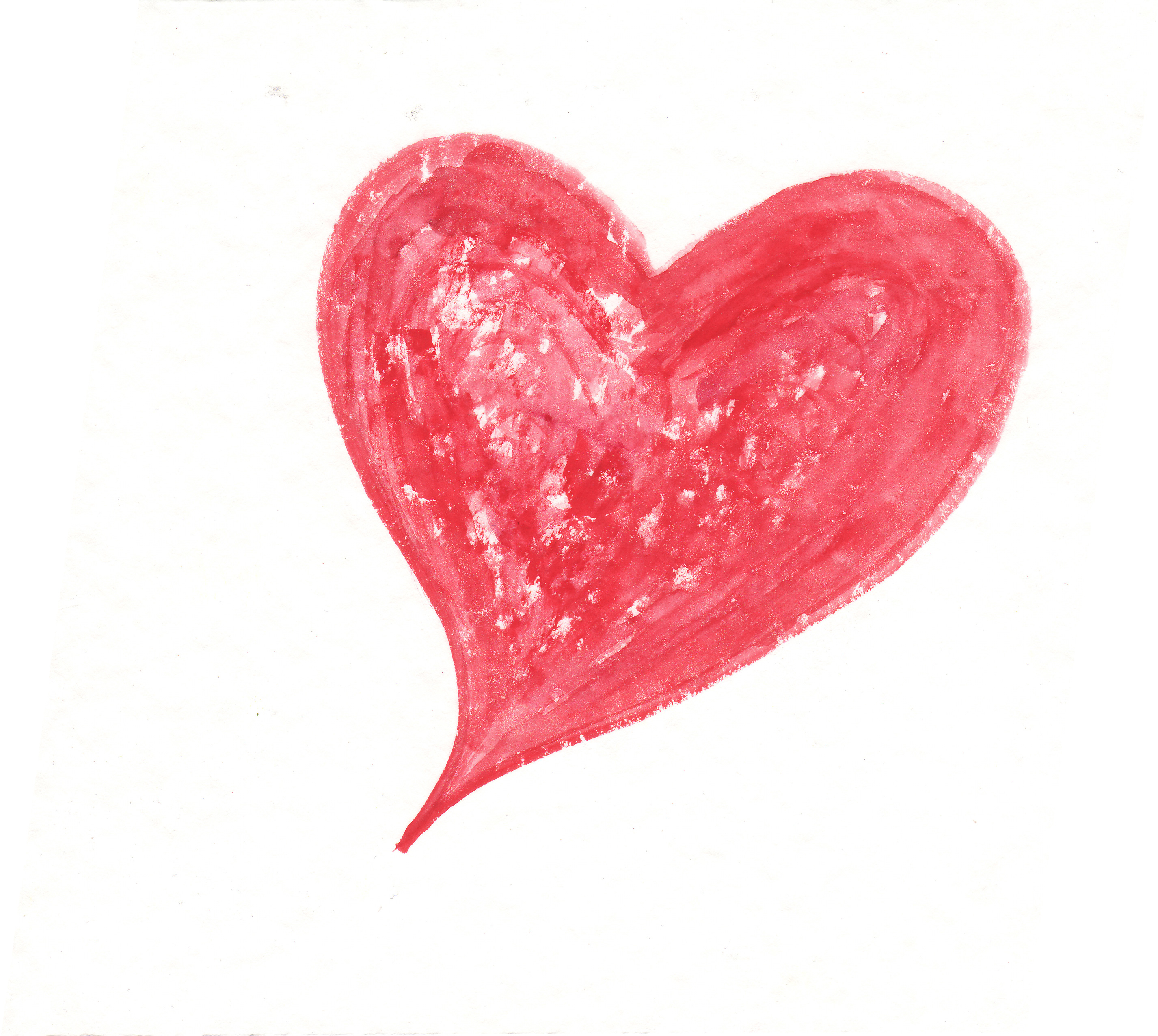 Watercolor Heart Background Heart Papers