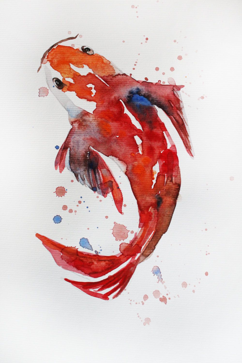 Koi Fish Painting Watercolor at GetDrawings | Free download