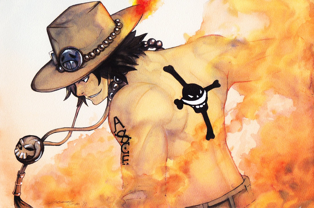 One Piece Watercolor At Getdrawings 