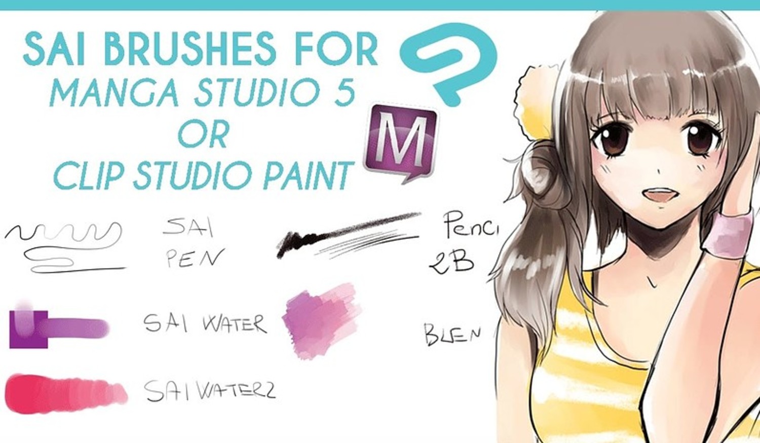 how to instal paint tool sai brush textures