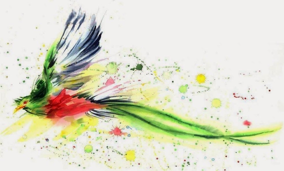 Watercolor Quetzal Tattoo - wide 5