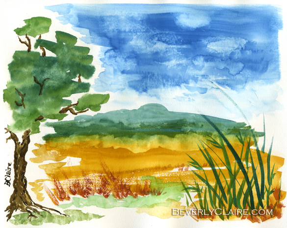 Simple Watercolor Paintings Of Nature at GetDrawings | Free download