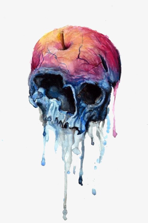 Skeleton Watercolor At Getdrawings 