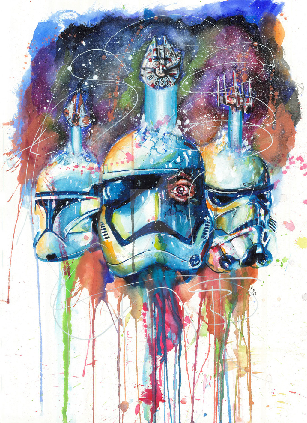 Star Wars Watercolor Painting at GetDrawings | Free download
