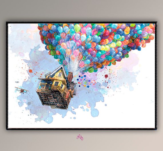 Up Watercolor At Getdrawings Free Download 