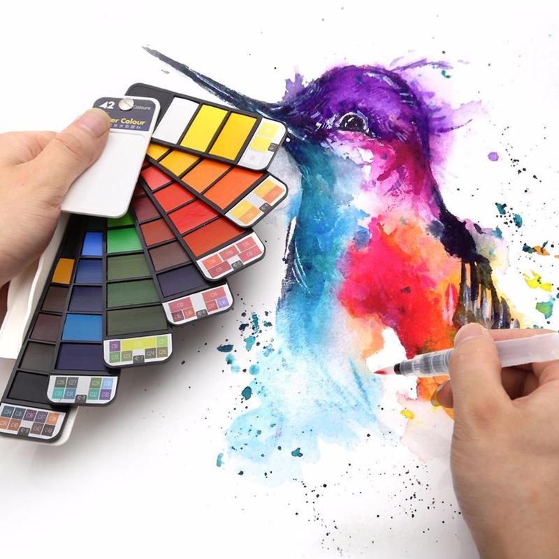 How to choose a new portable watercolor set for beginners 