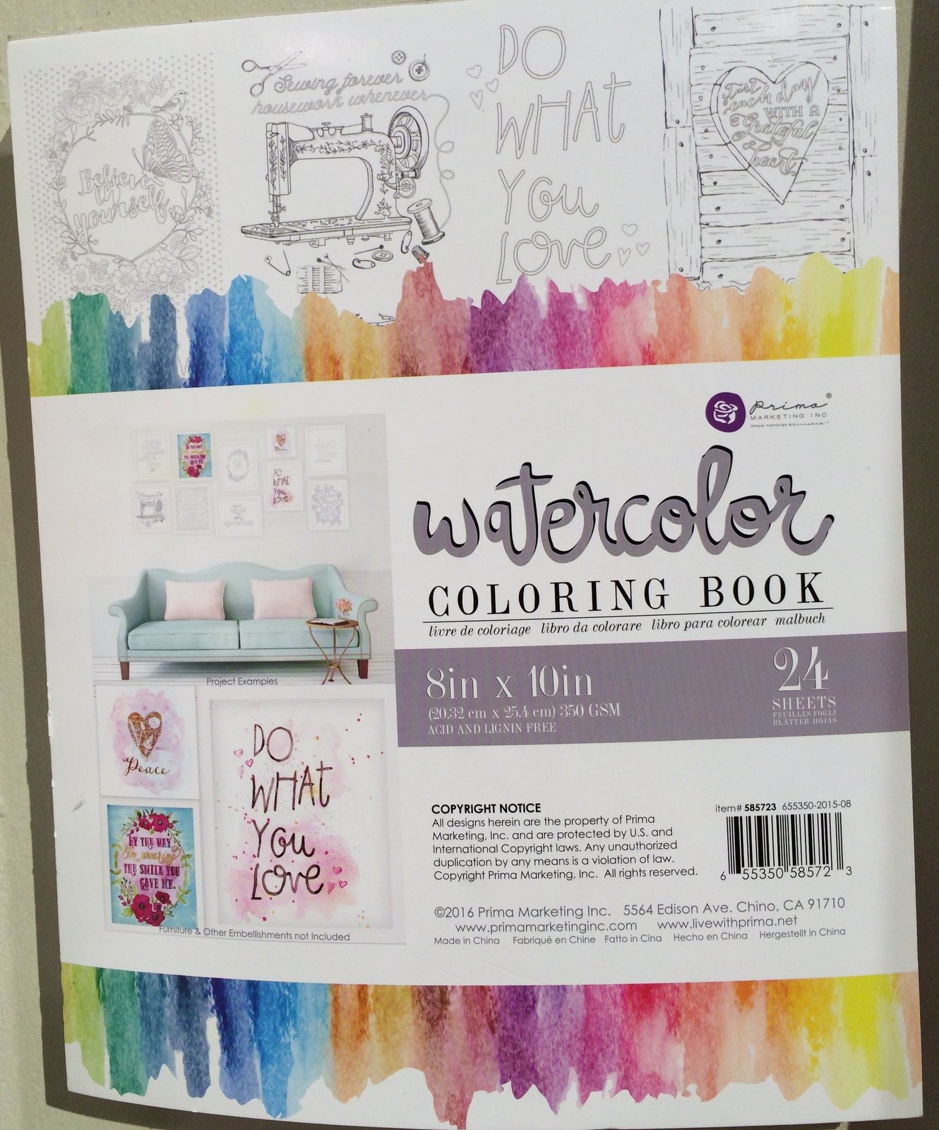 Loudlyeccentric 34 Coloring Books For Watercolor