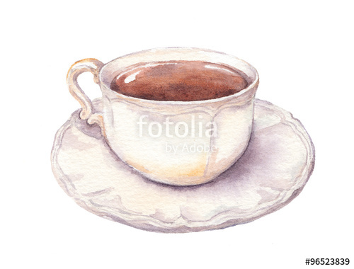 Watercolor Cup at GetDrawings