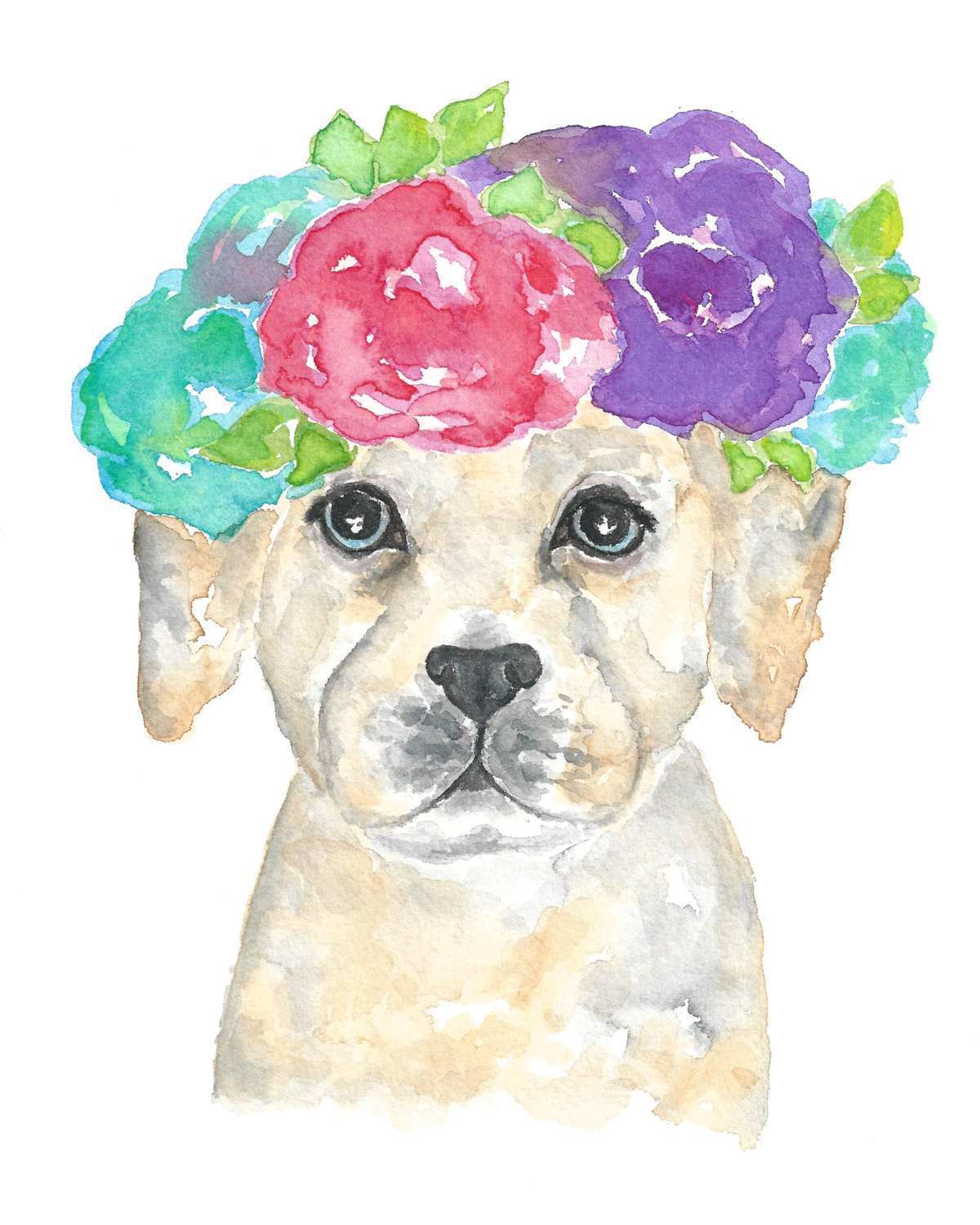 The best free Dog watercolor images. Download from 658 free watercolors of Dog at GetDrawings