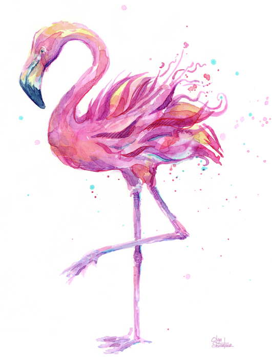 Watercolor Flamingo Png At Getdrawings Free Download